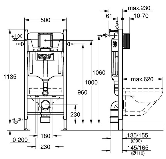 Інсталяція для унітазу Grohe Solido 2 в 1 (38971000) (CV030562) фото 3