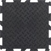 Декоративное модульное напольное покрытие MultyHome Alpha Tile 30х30х0.5 см, черное, уп.10 шт. (5907736265510)