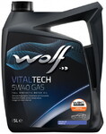 Моторное масло WOLF VITALTECH 5W-40 GAS, 5 л (8326097)