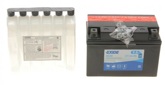 Акумулятор EXIDE ET12A-BS AGM, 9.5Ah/130A