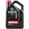 Моторное масло Motul Specific A40 SAE 0W-40, 5 л (112075)