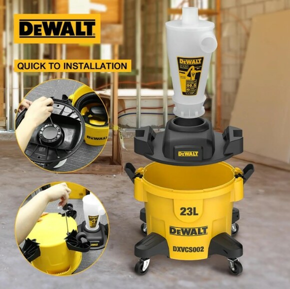 Фильтр-циклон для строительных пылесосов DeWalt (DXVCS002) изображение 8