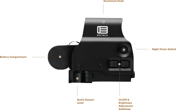 Приціл коліматорний EOTech 68MOA/1MOA (EXPS3-0) фото 4