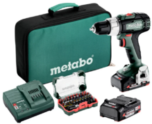 Аккумуляторная ударная дрель-шуруповерт Metabo SB 18 L Set (614053900)