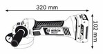 Аккумуляторная угловая шлифмашина Bosch GWS 18 V-LI L-BOXX (060193A30A)