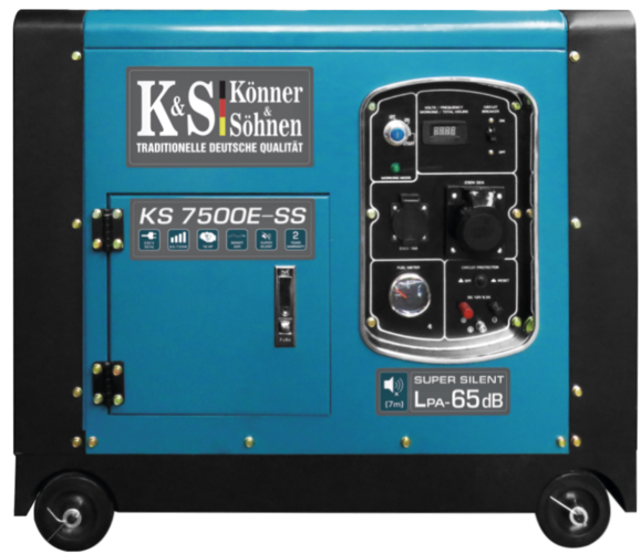 Бензиновий генератор Konner&Sohnen KS 7500E-SS фото 2