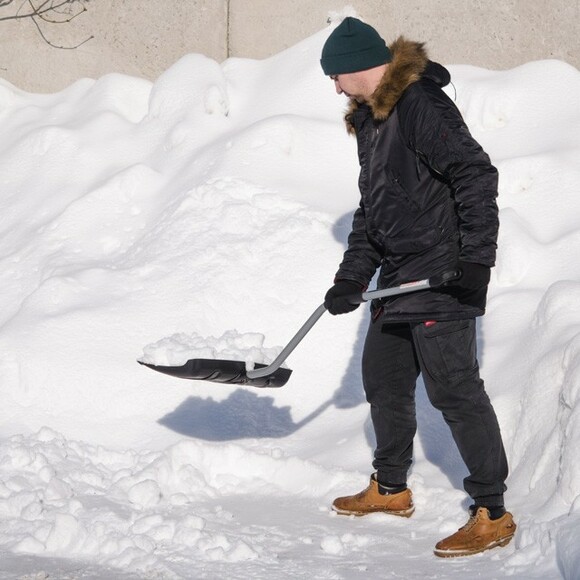 Лопата для прибирання снігу Intertool 460х340 мм (FT-2023) фото 4