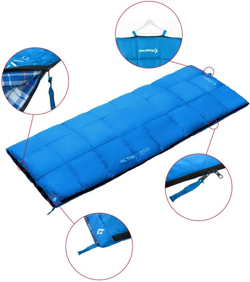 Спальный мешок KingCamp Active 250 (KS3103 R Blue) изображение 2