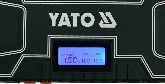 Автономное пусковое устройство Yato 12 a/h LCD (YT-83082) изображение 3
