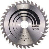Пиляльний диск Bosch 190x30 36T Optiline (2608640616)