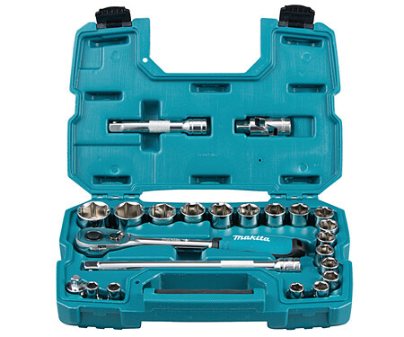 

Набор торцевых головок Makita 1/2'' 23 шт (B-65589)