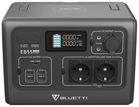 Зарядна станція Bluetti PowerOak EB55 (537 Вт·год / 700 Вт)