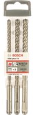Набор буров по бетону Bosch SDS-Plus-7X, 3 шт. (2608576201)