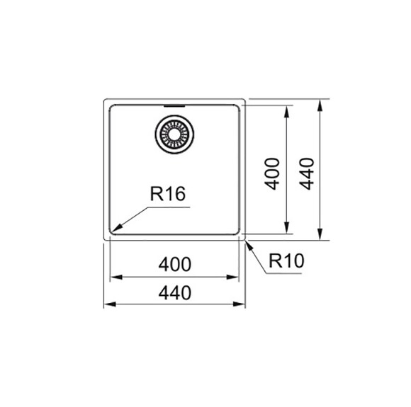 Мийка кухонна Franke Maris MRX 110-40 (нержавійка) (122.0598.646) фото 2