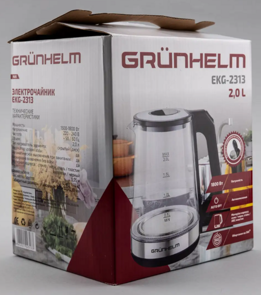 Электрочайник Grunhelm EKG-2313 (113064) изображение 7