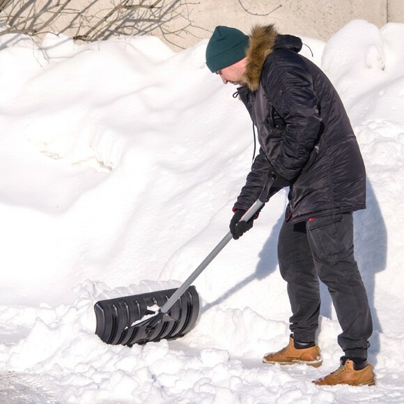 Лопата для прибирання снігу Intertool 620х280 мм (FT-2090) фото 6