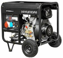 Дизельний генератор Hyundai DHY 8000LE-3