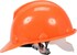 Каска Vorel для защиты головы оранжевая из материала HDPE (74171)
