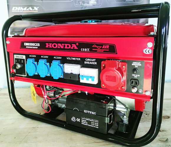 Бензиновый генератор Swizzhoff EM6500CXS (Honda Type) изображение 2