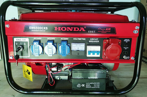 Бензиновий генератор Swizzhoff EM6500CXS (Honda Type) фото 3