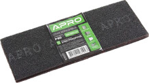 Сетка шлифовальная APRO P60 105х280 мм электрокорунд, 10 шт (828077)