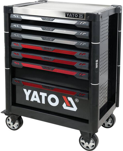 Шкаф с инструментами Yato, на колесах, 7 ящиков, набор 157 шт (YT-55308) изображение 5