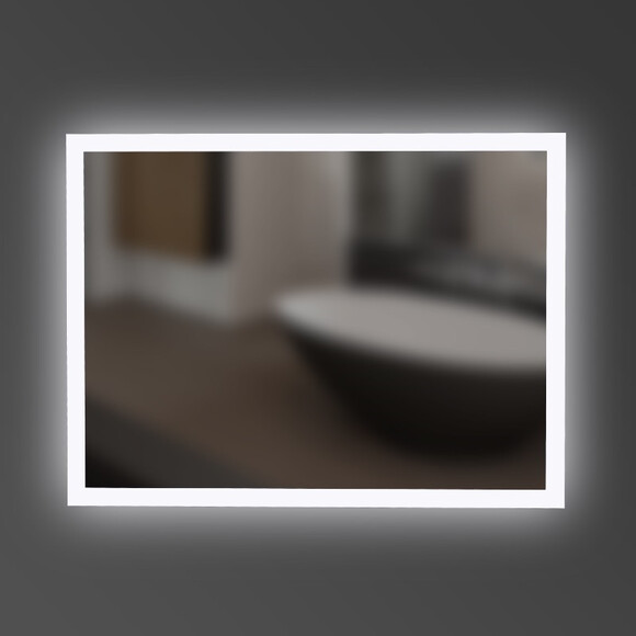 Зеркало DEVIT ART 100х70 см, прямоугольное, с LED подсветкой и тачсенсором (6032100) изображение 2