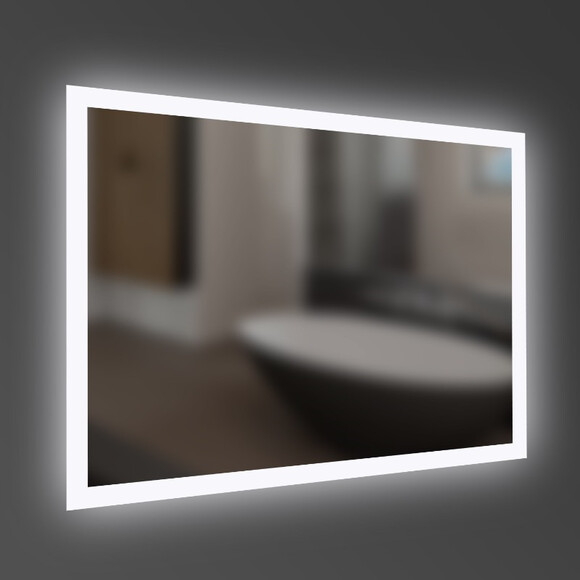 Зеркало DEVIT ART 100х70 см, прямоугольное, с LED подсветкой и тачсенсором (6032100) изображение 3