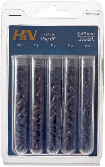 Кулі пневматичні H&N Slug Sampler Test Set 5.53 мм (1453.03.78)