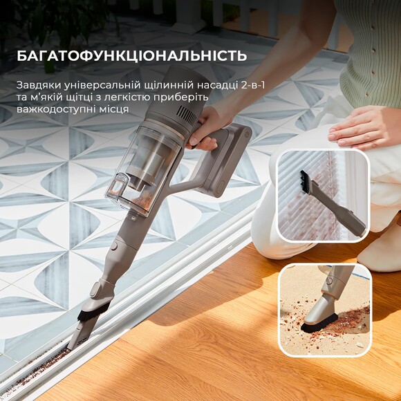 Пилосос Dreame Cordless Vacuum Cleaner Z10 Station (1067348) фото 11