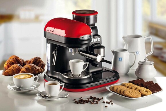 Рожковая кофеварка Ariete 1318 Espresso Moderna Red (1318/00) изображение 9