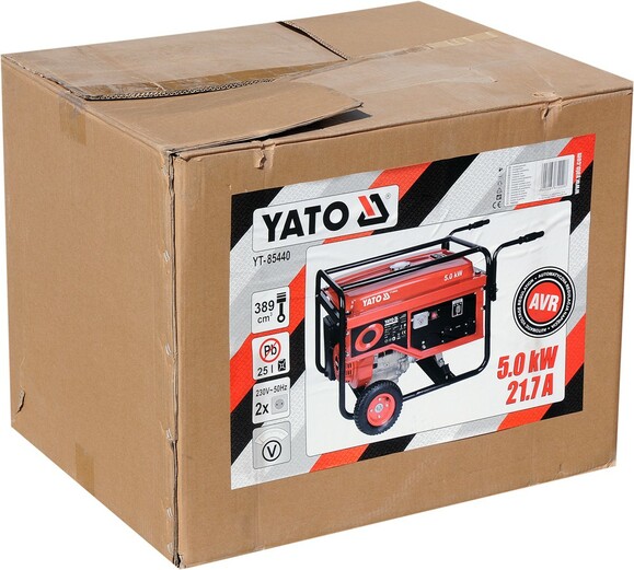 Бензиновий генератор Yato YT-85440 фото 2