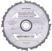 Пильный диск Metabo Fibercement cut PCD 160х2.2/1.6x20, Z4 FZ 5 град. (628287000)