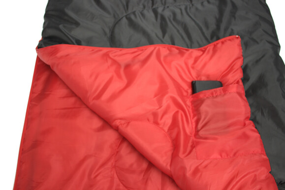 Спальный мешок High Peak Ranger/+7°C Anthra/Red Left (20038) (928260) изображение 5