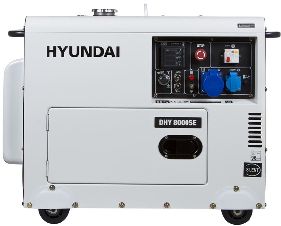 Дизельный генератор Hyundai DHY 8000SE изображение 2