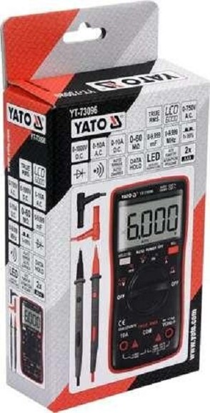 Мультиметр Yato True RMS LCD 6000 (YT-73096) фото 6