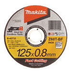 Тонкий отрезной диск Makita по нержавеющей стали 125х0.8 Z60Т-BF плоский (B-45733)