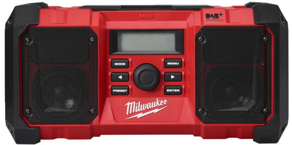 Радио Milwaukee M18 JSR DAB+-0 (4933451251) (без АКБ и ЗУ)