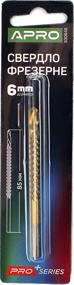 Сверло фрезерное APRO 6 мм (160170) изображение 2