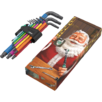 Рождественский подарочный набор Г-образных ключей WERA 950/9 Hex-Plus Multicolour 1 (05136041001)