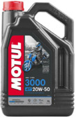 Моторное масло Motul 3000 4T 20W50, 4 л (107319)