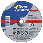 Диск шлифовальный по металлу NovoAbrasive STANDARD 27 14А, 230х6х22.23 мм (NAB23060)