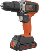 Дрель-шуруповерт аккумуляторная ударная Black+Decker BCD003C1