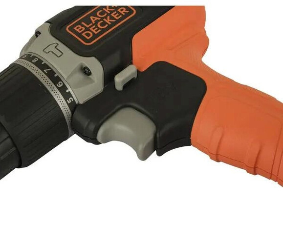 Дриль-шуруповерт акумуляторна ударна Black+Decker BCD003C1 фото 10