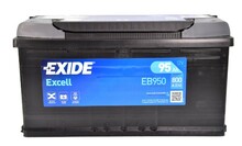 Акумулятор EXIDE EB950 Excell, 95Ah/800A