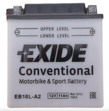 Мото аккумулятор Exide EB10L-A2, 11Ah/130A