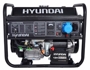 Бензиновий генератор Hyundai HHY 7010FE фото 4