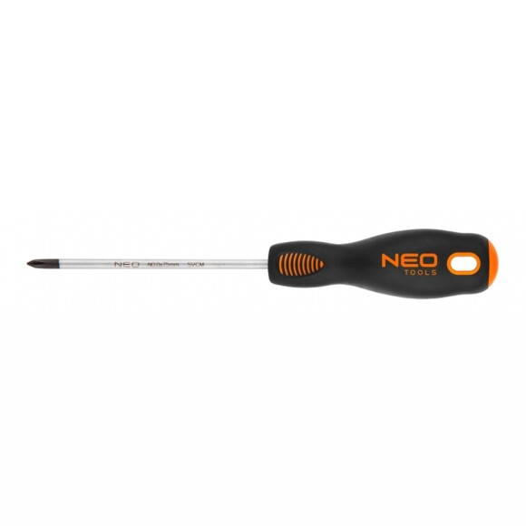 Отвертка крестовая Neo Tools PH0x75 мм (04-021)