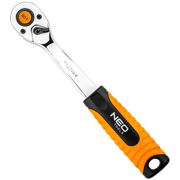 Ключ трещетка NEO Tools 90 зубцов 1/4" (08-530) изображение 2