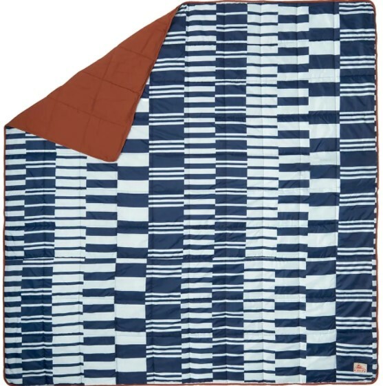 Одеяло Kelty Biggie Blanket gingerbread retro-stripes (35427221-GGB)